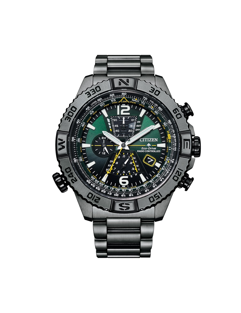 Reloj Citizen Esf Verde Promaster Ss Ib Eco Drive Rc Ss Navihawk
