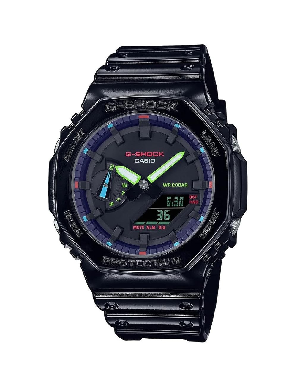 Reloj G-Shock Esfera Multi Color Correa Brillo