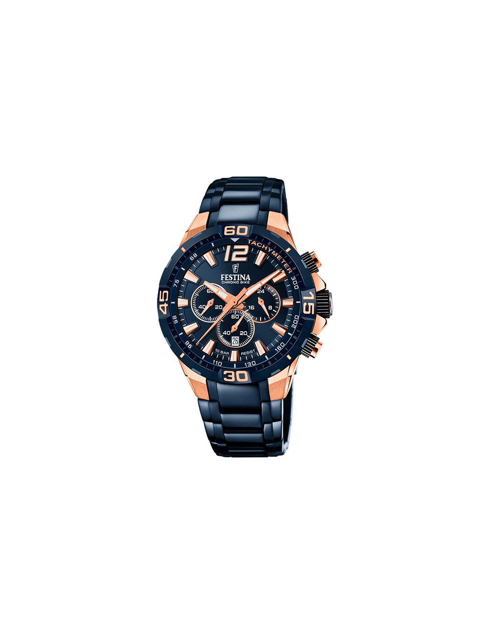 Festina Cab. Crono Ace. Esf. Azul.