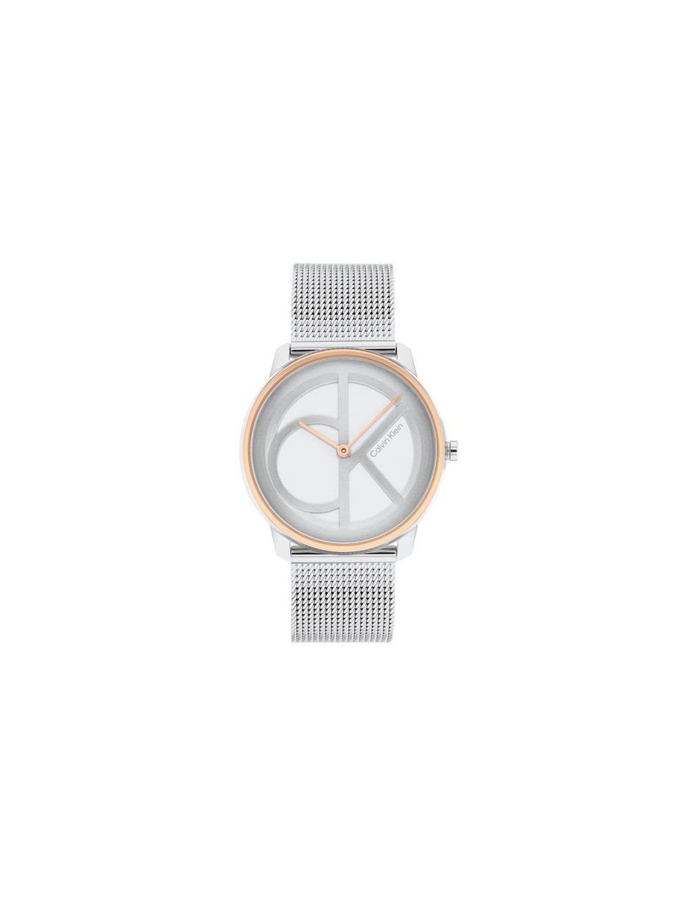 Reloj Sra Cadena Acero Malla Bicolor