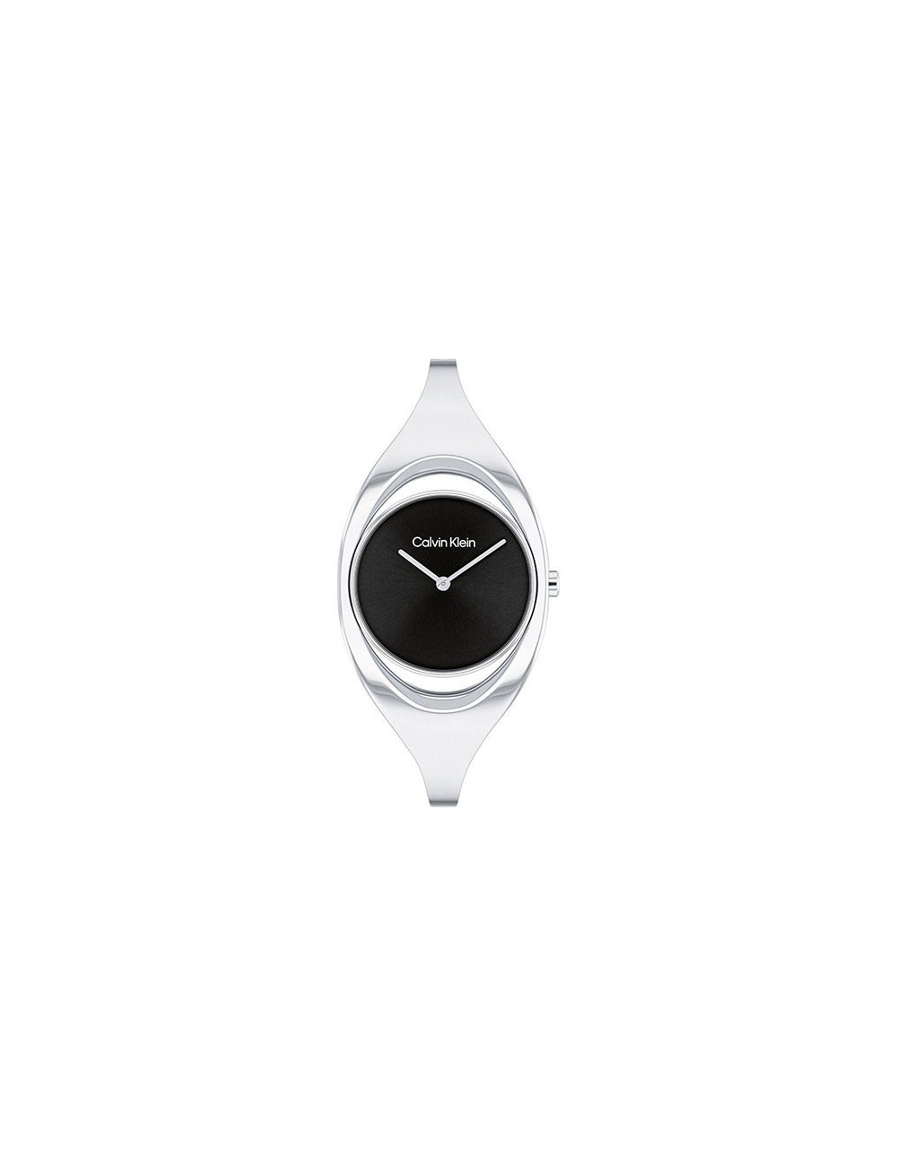 Reloj Sra Cadena y Caja Acero Esf Negra Brazalete