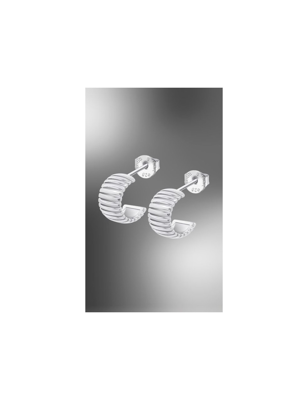 Lotus Silver Pendiente Sra. Ag Silver
