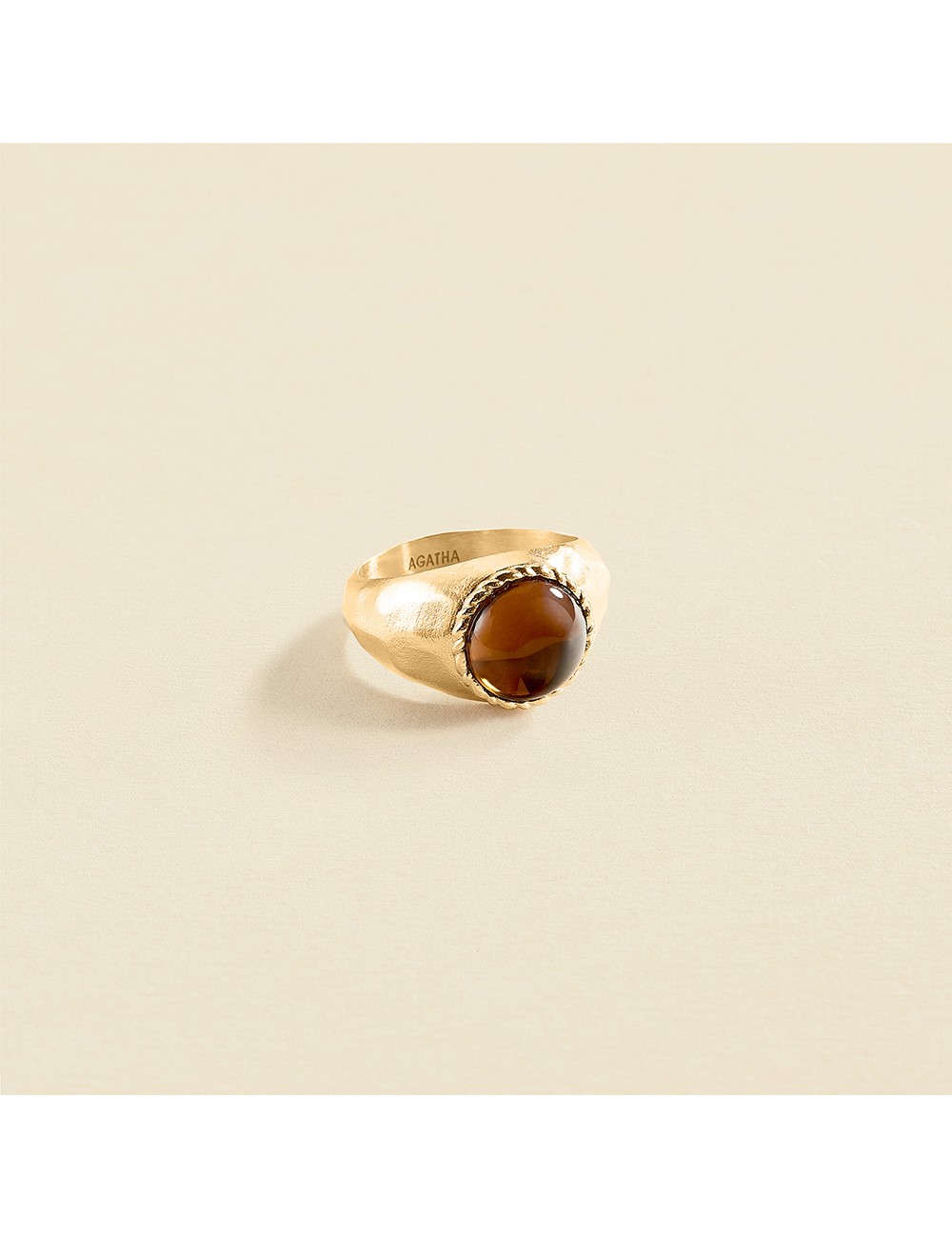 Anillo Cabujon Granate