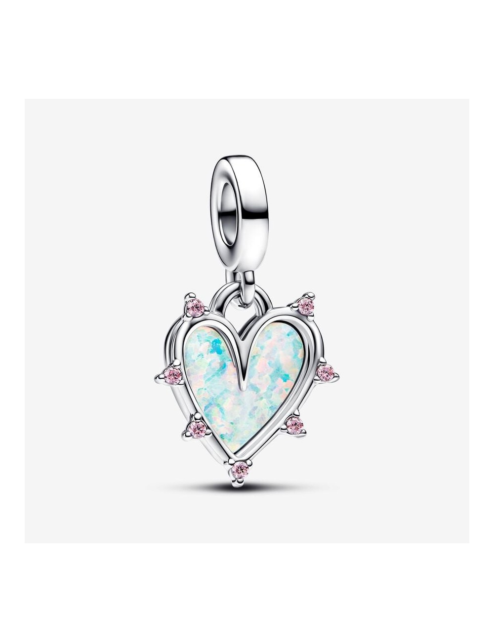 Charm Colgante Doble Amistad Opalescente