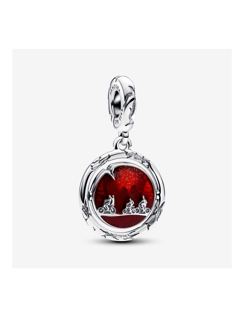 Colgante Stranger Things Giratorio Plata