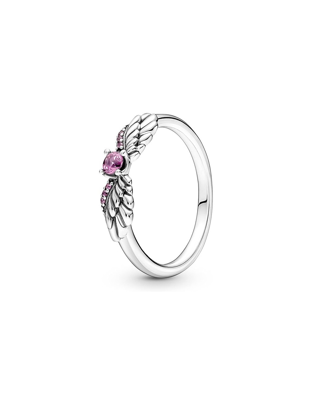 Angel Wing Sterling Silver Ring With Phl