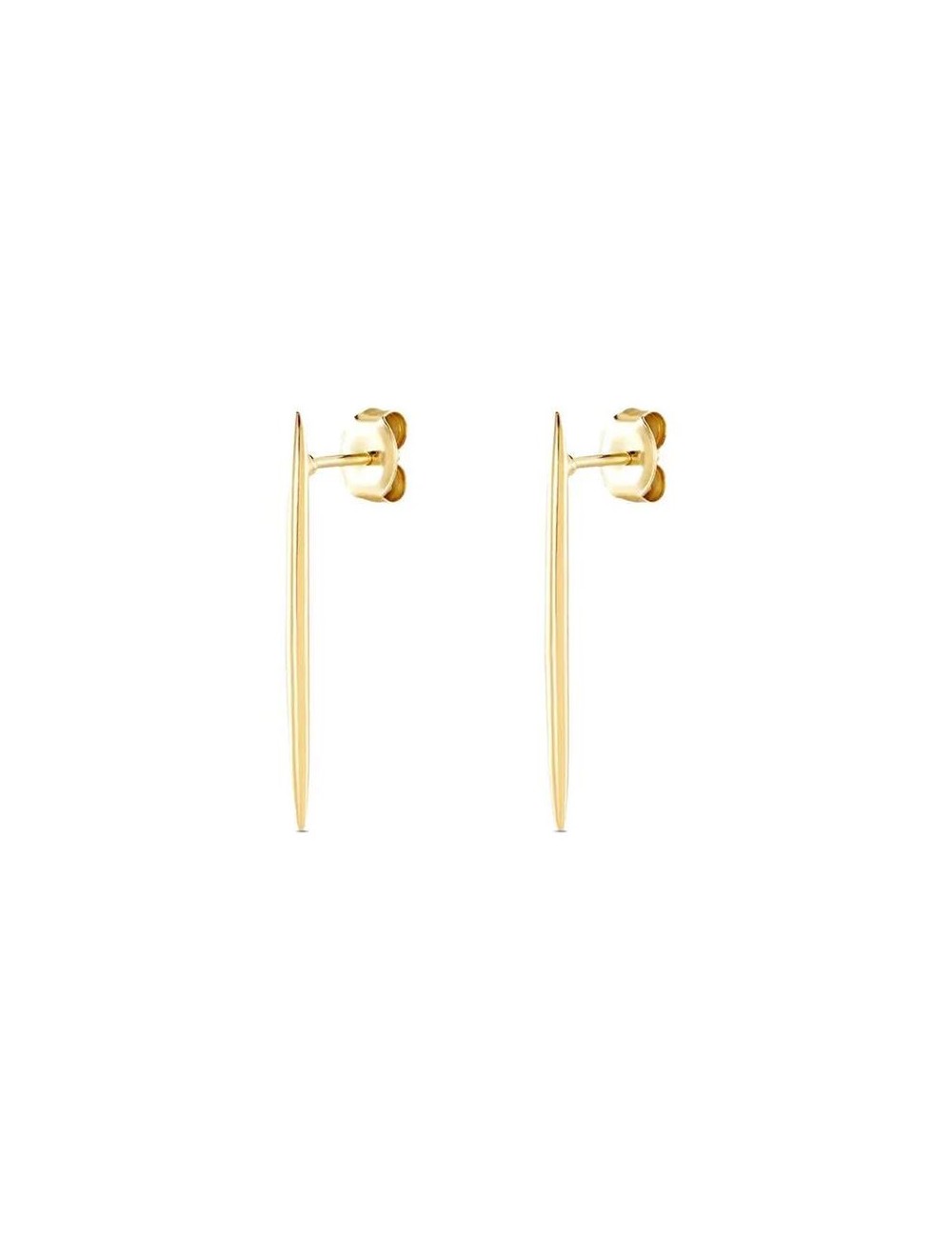 Pendientes Largos Radieux - Dorado