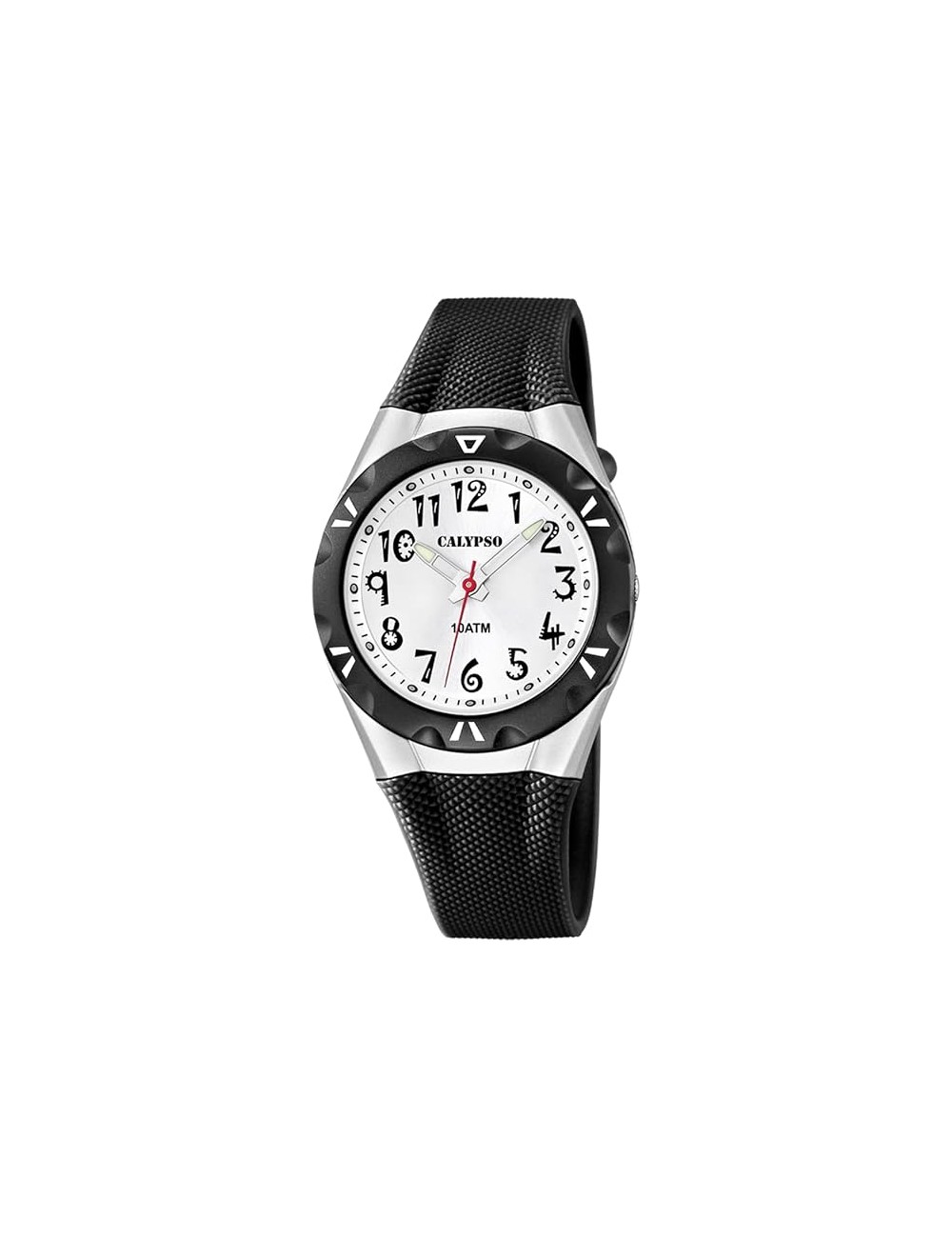 RELOJ CALYPSO SWEET TIME K6064/2 PLATA CORREA DE CAUCHO, INFANTIL
