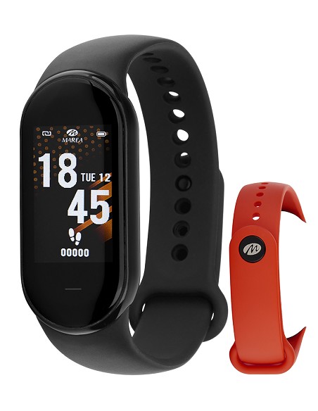 Smartwatch Marea Unisex Negro y Rojo B57014/1