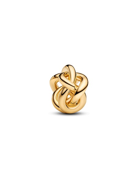 Infinity Knot 14K Gold-Plated Charm