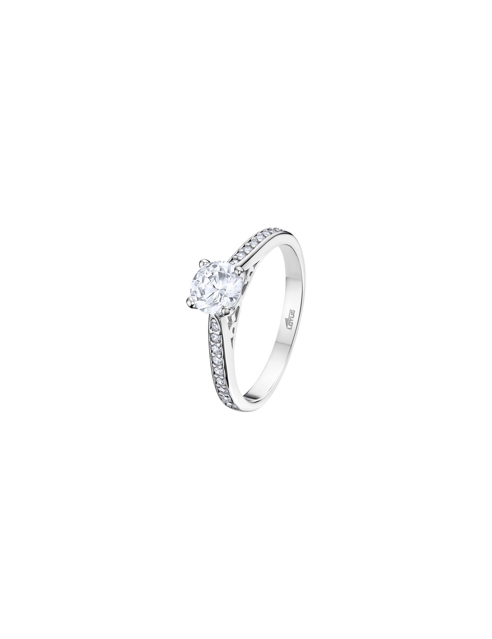 Lotus Silver Anillo Sra. Solitario