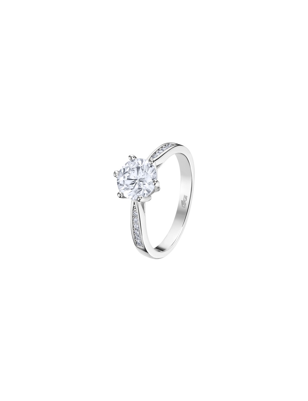 Lotus Silver Anillo Sra. Solitario