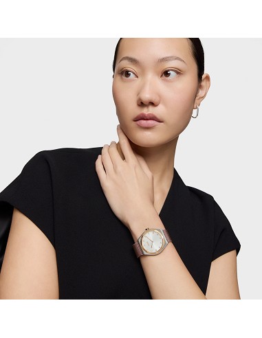 Reloj Analógico con Brazalete de Acero y Acero Rosa Karat Round Mesh