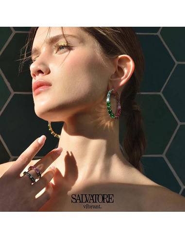 Pendientes Plata Chapado Dorado Aro Rubi Peridoto Azul London Tsavorita Paraiba Verde Rectangulares