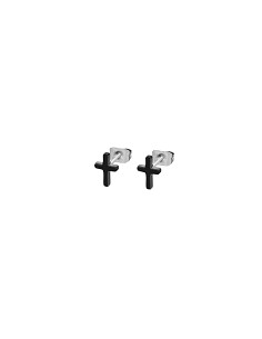 Pendientes Cruz Lotus Style Ls2227-4/1 Acero Inoxidable 316L, Hombre