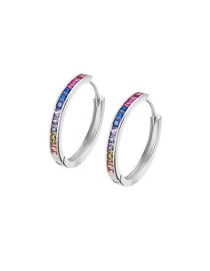 Lotus Silver Aros Multicolor