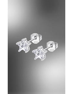 Lotus Silver Pendiente Estrella