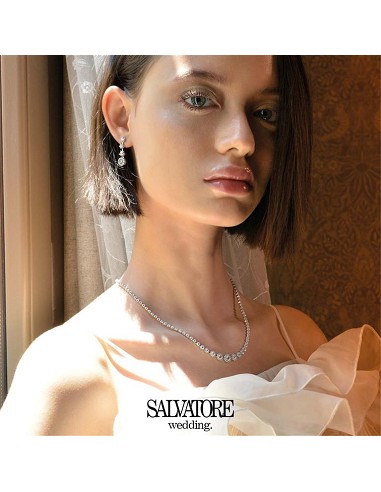 Pendientes Plata Rodio Tira Cuatro