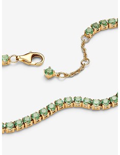 Pulsera Tenis Verde Brillante 2