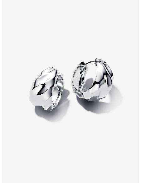 Pendientes de Aro Pequeños Ondulados