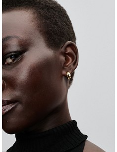 Pendientes de Aro Abiertos Ondulados 2