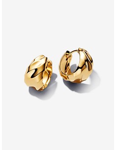 Pendientes de Aro Ondulados