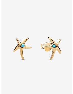 Pendiente de Botón Estrella de Mar