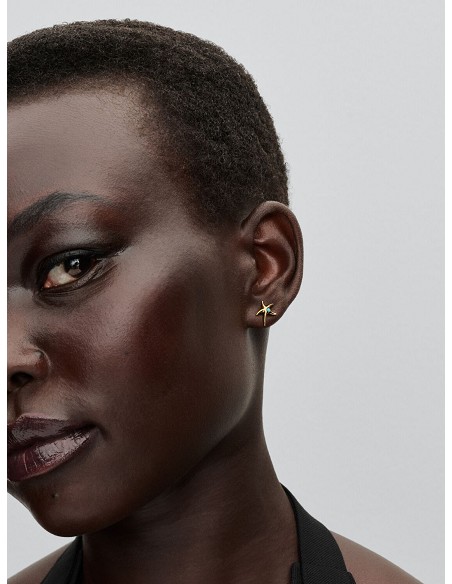 Pendiente de Botón Estrella de Mar