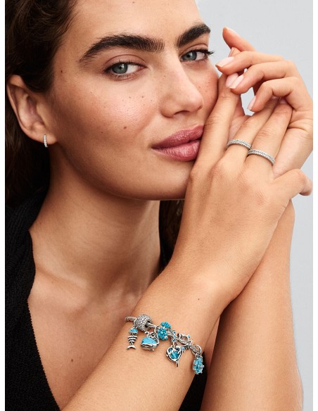 Charm Colgante Ballena Color Turquesa