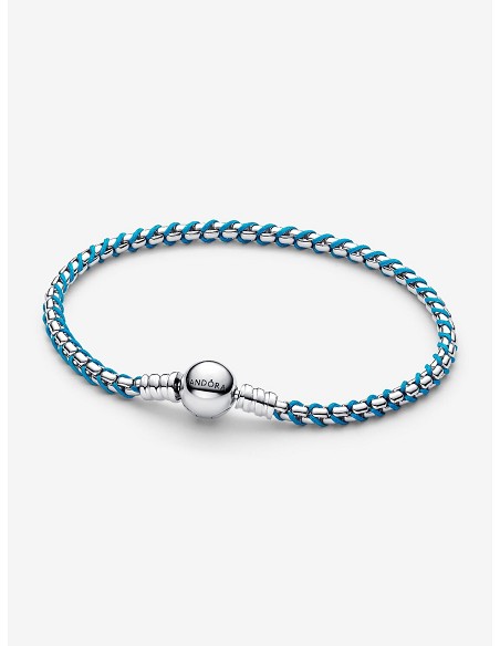 Pulsera Cadena Caja Cordón Azul