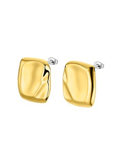 Lotus Style Pendiente Sra Dorados Cuadrados