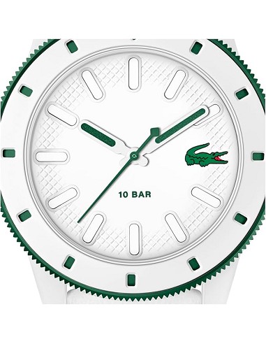 Reloj Lacoste Hombre Esfera Blanca y Verde 2011415