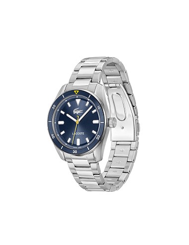 Reloj Lacoste Hombre Boston Acero Esfera Azul 2011424