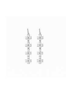 Pendiente Plata Rodio