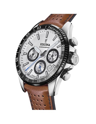 Festina Caballero Crono Esfera Plata