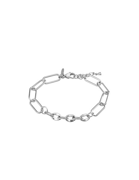 Reloj de Mujer 19010/4 Old Money En Acero Plateado con Pulsera de Acero de Regalo