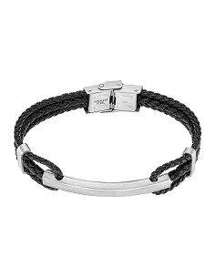 Pulsera Lotus Style Men In Black Ls2387-2/2 Acero Inoxidable 316L, Hombre