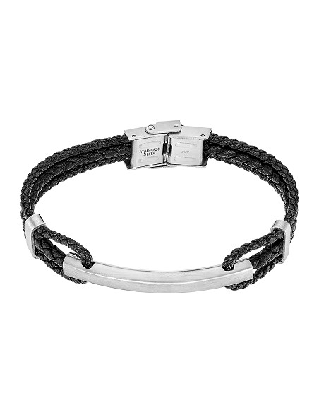 Pulsera Lotus Style Men In Black Ls2387-2/2 Acero Inoxidable 316L, Hombre