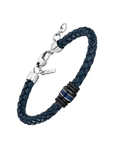 Puls. Lotus Cuero Trenzado Azul