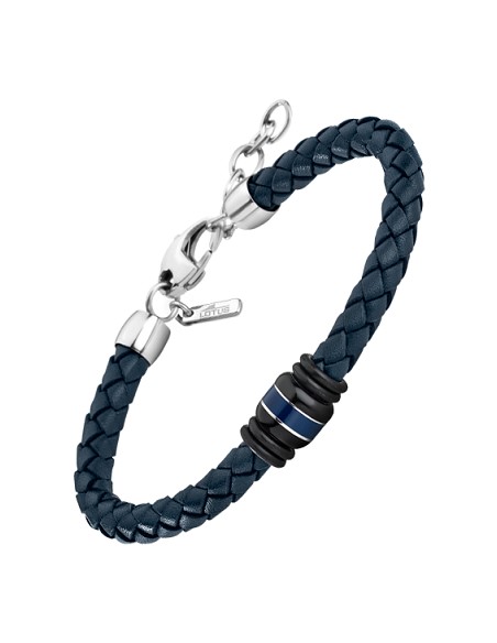 Puls. Lotus Cuero Trenzado Azul