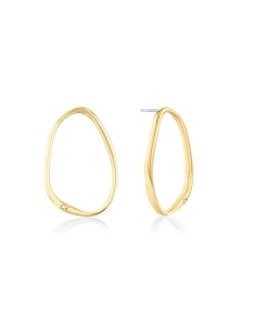 Pendientes Chapado Aro Oval