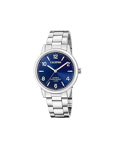 Reloj Calypso Basic Plateado y Azul Analógico Hombre K5858/3l