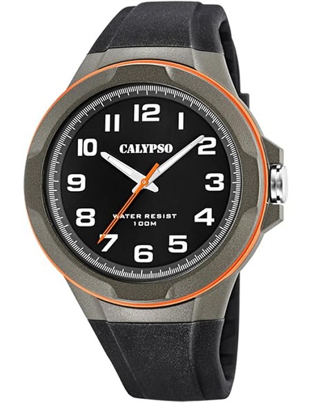 RELOJ CALYPSO STREET STYLE K5781/4 NEGRO CORREA DE CAUCHO, HOMBRE