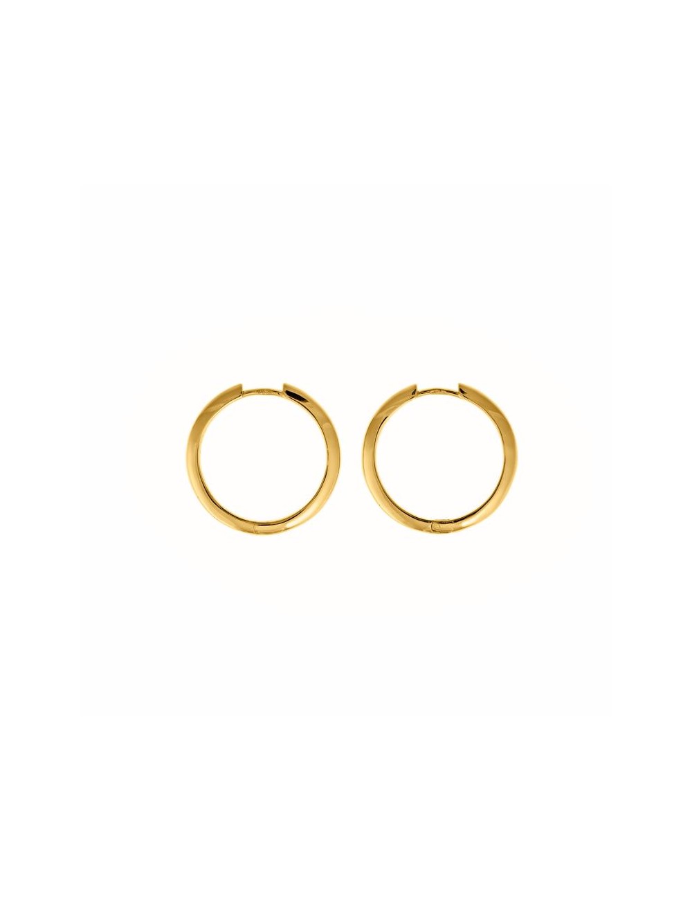 Pendientes Plata Chapa. Aro Plano